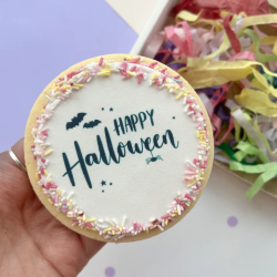 Happy Halloween Letterbox Biscuit