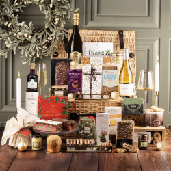 Stars of Christmas Hamper Basket