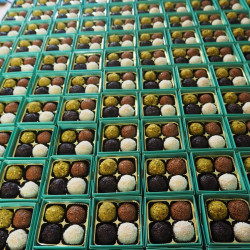 Corporate Branded Brigadeiro Chocolate Truffles - Gift Box of 4