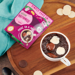 Vegan & Gluten Free Mix a Mug - Delicious Vegan Brownie in a Mug