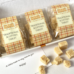 Handmade Scottish Tablet Gift Box - 3 Packs of Traditional Scottish Fudge