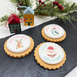 Santa & His Friends Christmas Biscuit Gift Box