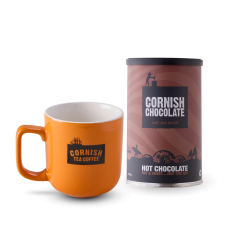 Cornish Hot Chocolate & Mug Set - Instant Hot Chocolate Gift Bundle
