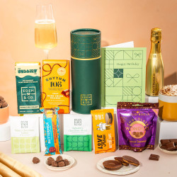 Happy Birthday Chocolate Letterbox Gift, With Gift Card - Alcohol Optional
