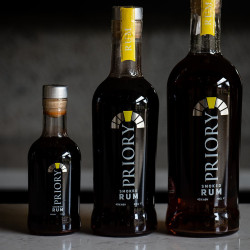 Priory Smoked Rum - 500ml Bottle | Handcrafted Spirit | 40% ABV