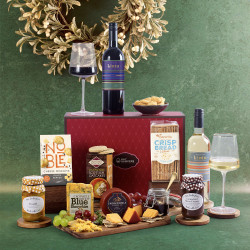Christmas Cheese and Wine Night In Hamper