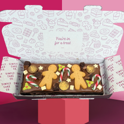 Christmas Gluten Free Sharing Brownie