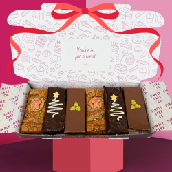 Gluten Free Christmas Brownie Treat Box