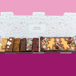 Christmas Vegan and Gluten Free Sharing Brownie