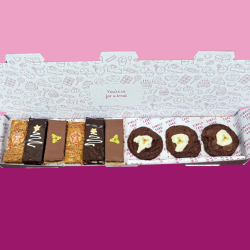 Gluten Free Christmas Brownie and Cookie Treat Box