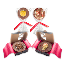 Halloween Mini Chocolate Pizzas and Lollies Party Pack