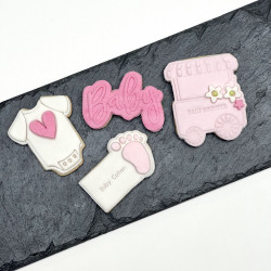 Baby Shower Personalised Biscuits