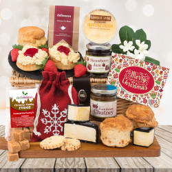 Gluten Free Festive Afternoon Tea With Cheese & Chutney