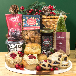 Vegan Devon Christmas Cream Tea Gift Hamper