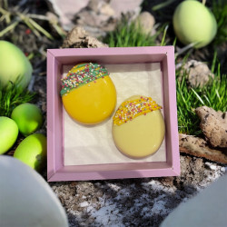 Easter Eggs With A Twist - Set of 2 Eggs (Chocolate Coated Oreo)