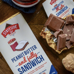 Peanut Butter and Jelly Sandwich Milk Chocolate Bar - 100g