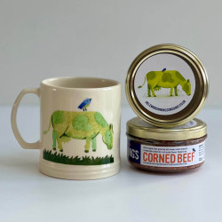 Artisan Corned Beef and Cow Mug Gift Set - Unique Gift