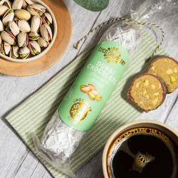 Dubai Chocolate Salami with Pistachio & Kadayif 250g