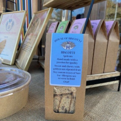 Handcrafted Apricot Biscotti Box 120g