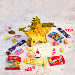 Christmas Gold Star Pinatas by Post