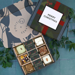 Festive Artisan Brownie Collection | Box of 6 | Gluten Free & Plant-Based