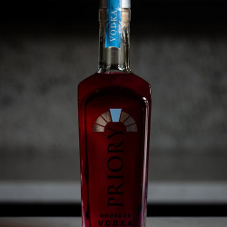 Priory Rhubarb Vodka - 700ml Bottle | Potato-Based Spirit | 31% ABV