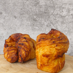 6 Pumpkin Spice Cornish Cruffins
