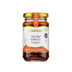 Yo Po Chilli &ndash; Crispy Chilli Oil with Qin-Chilli - 100% Natural