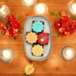 Diwali Belgian Chocolate Brownie Gift Box