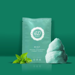 Mint Sugar Free Candy Floss - 3 x 12g Pouches
