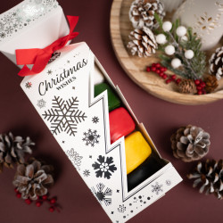 Christmas Cheese Gift Box – Five Artisan Cheese Truckles in Luxury Cracker Shaped Box