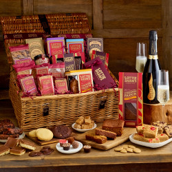 The Finest Yorkshire Basket Hamper with Bubbles