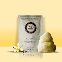 Vanilla Flavour Sugar Free Candy Floss - 3 x 12g Pouches