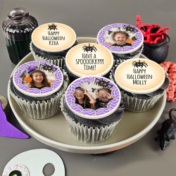 6 Spider Halloween Cupcakes