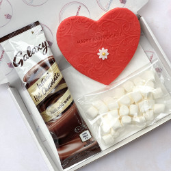 Anniversary "Hug in a Box" Biscuit Gift - Letterbox Friendly