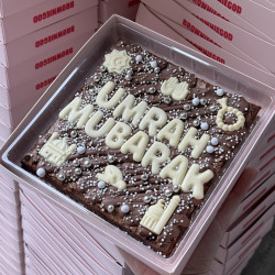Umrah Mubarak Custom Islamic Brownies