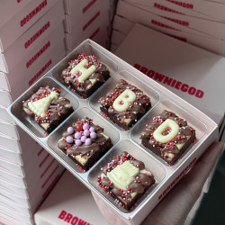 Happy Birthday Custom Brownie Gift Box