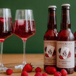 'Sir Christopher' Raw Kombucha - Unfiltered Berry 12 x 330ml