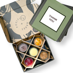 Thank You Luxury Cheesecake Selection Box | 5 Pieces | Plant Based, Gluten Free, Dairy Free, Eggless