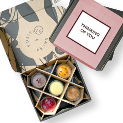 Thinking of You Luxury Cheesecake Selection Box | 5 Pieces | Plant Based, Gluten Free, Dairy Free, Eggless