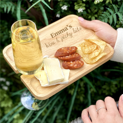 Personalised Wine and Picky Bits Board