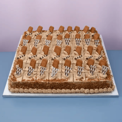 Caramel Crunch Cake - Egg Free Party Platter