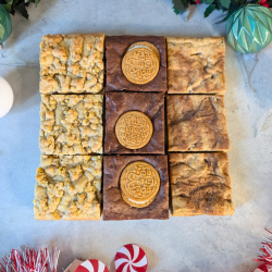 Seasonal Mixed Box of 9 Brownies, Blondies, Cookie