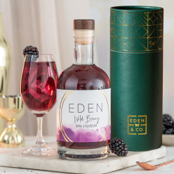 Wild Berry Gin & Chocolate Praline Truffles Gift Set (Optional)