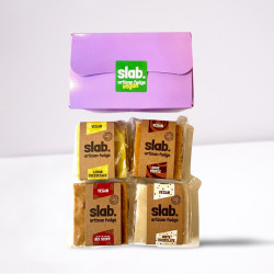 Vegan Fudge Slab Gift Box - 4 Fan Favourites