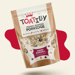 Freshly Blended Porridge - Cherry Bakewell