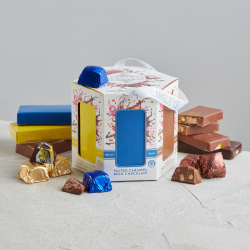 Caramel Chocolate Collection Carousel - 21-Piece Gift Box - Salted Caramel, Lemon Caramel, Plain Caramel