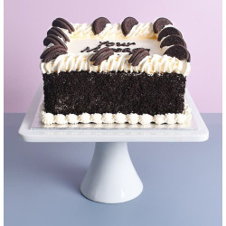 Personalised Oreo Cookies & Cream Cake - Egg free