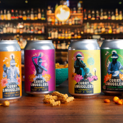 Curry Smugglers Mixed Snack Case 4 Cans - Bombay Mix, Pakora, Masala Corn & Chakli