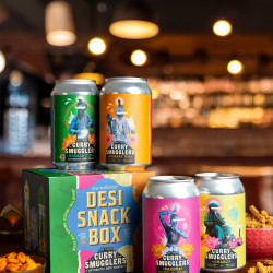 Indian Mixed Snack Box 4 x 80g - Crunchy Bombay Mix, Chakli, Pakora & Masala Corn